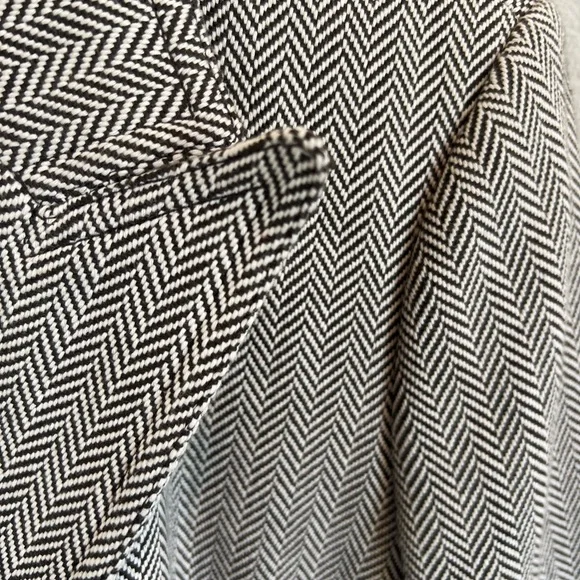 MICHAEL KORS Herringbone Suit Blazer SZ 12 Equestrian Campus Dark Academia